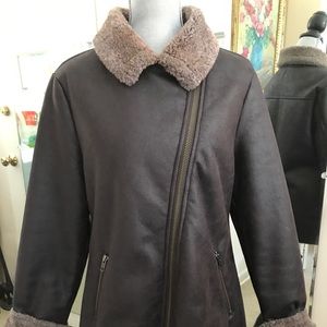 Faux Shearling Jacket.